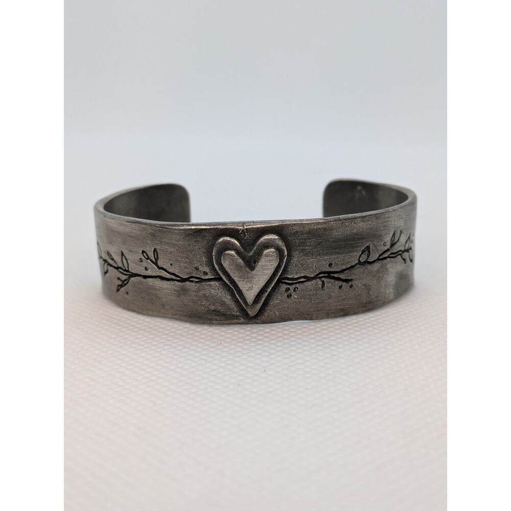 2 Lisa Leonard "Let Love Grow" Cuffs Bracelets Bundle! Silver & Gold - Picture 3 of 7